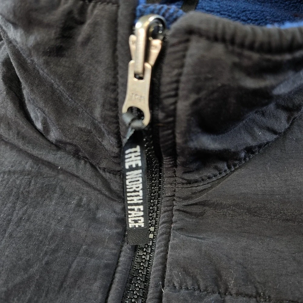 The North Face Jacket Mens XL Blue Windbreaker Fleece Lined Full Zip Pockets